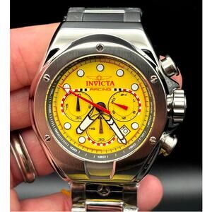 Invicta 47748 Racing RedLine Chrono + F2 Display Car Set Collector’s Edition NIB